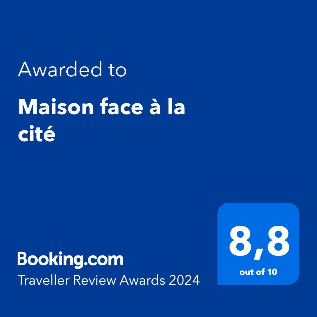 Maison Face A La Cite Carcassonne Exteriér fotografie